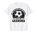 My Favorite Player Calls Me Grandma T-Shirt - Minimalist Print for Adults