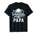 Ice Hockey Goalie Papa Ice Hockey T-Shirt - Aesthetic Graphic Men Women