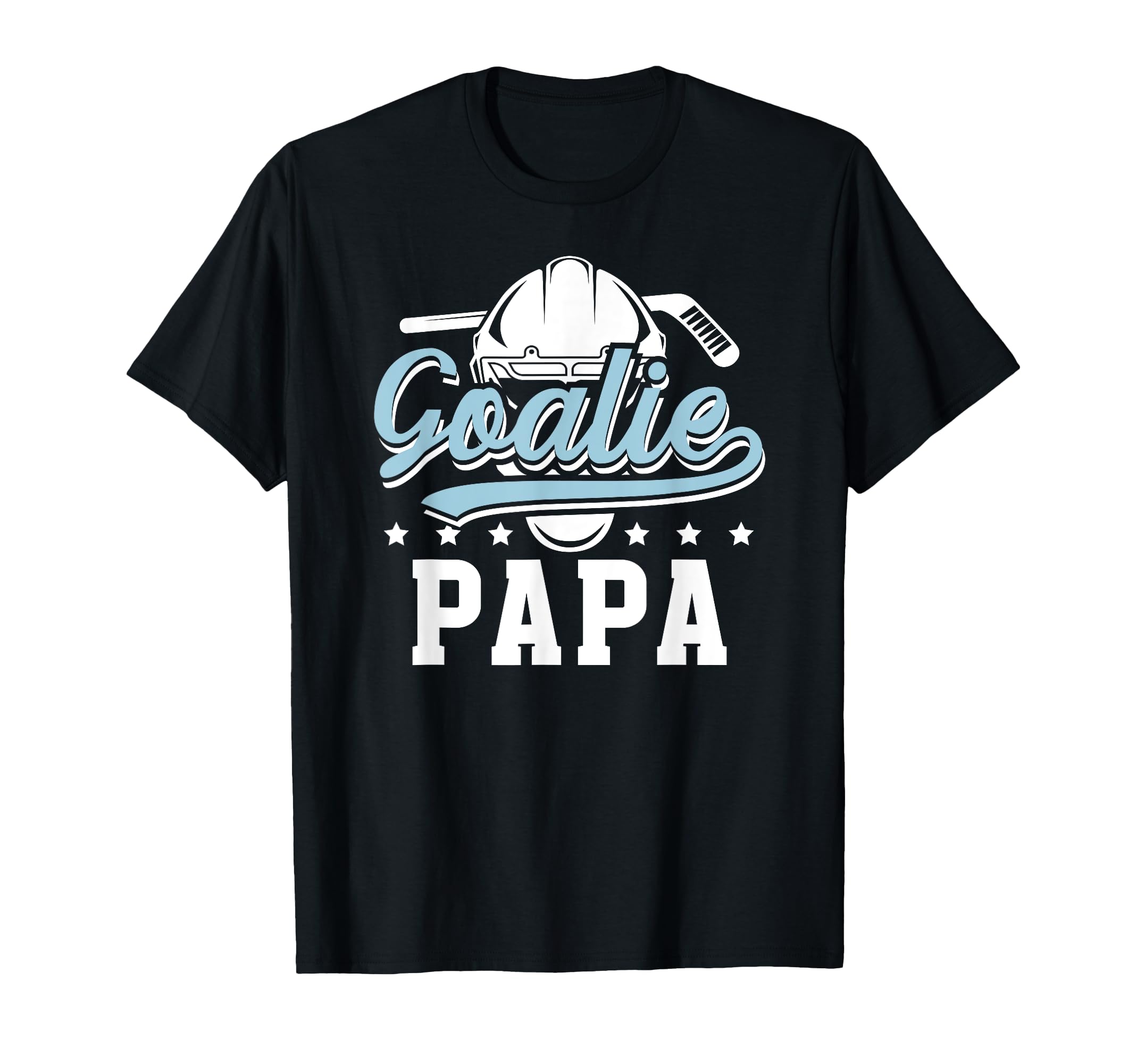 Ice Hockey Goalie Papa Ice Hockey T-Shirt - Aesthetic Graphic Men Women