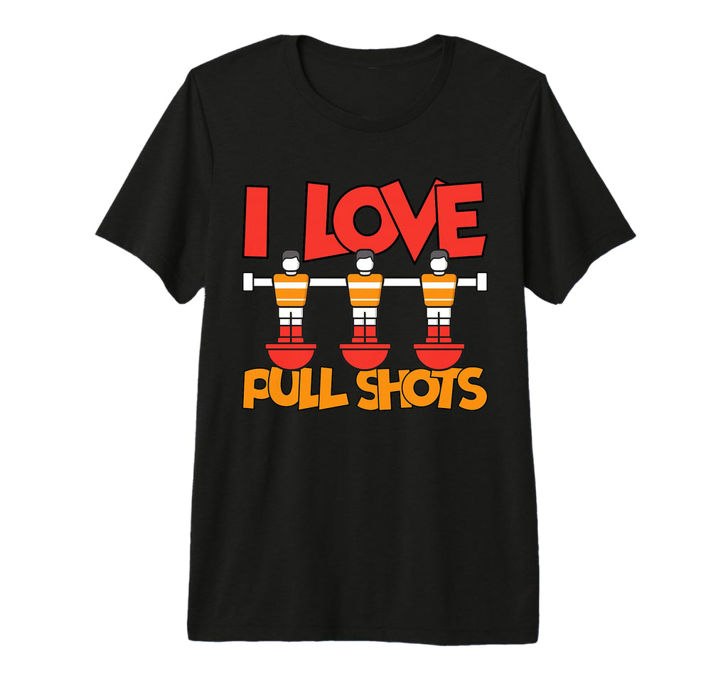 I Love Pull Shots Tri Blend T-Shirt - Custom Art Print for Adults