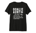 Soccer Goalie Aunt Definition Soccer T-Shirt - Streetwear Style Men Women