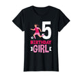 5Th Birthday 5 Years Soccer Football T-Shirt - Streetwear Style Men Women