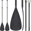 2 Set of 3 Pieces Sup Paddle Board Paddle Kayak Adjustable Stand up Oar Aluminum Alloy Lightweight Replacement Paddleboard Detachable Aluminum Alloy Shaft for Surfing Fishing