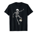 Skeleton Goalie Halloween Funny T-Shirt - Novelty Apparel for Adults