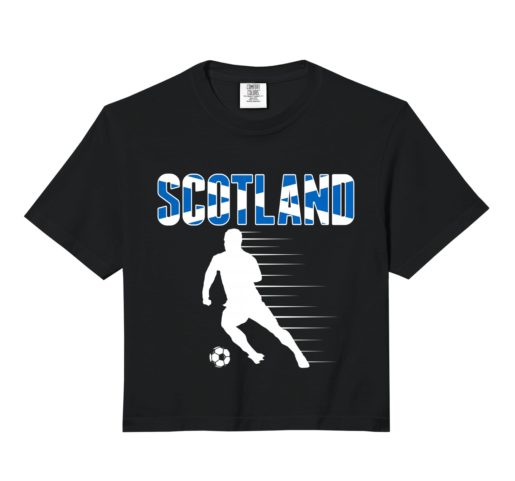 Scotland Soccer Lovers Jersey Support T-Shirt - Unique Graphic for Adults