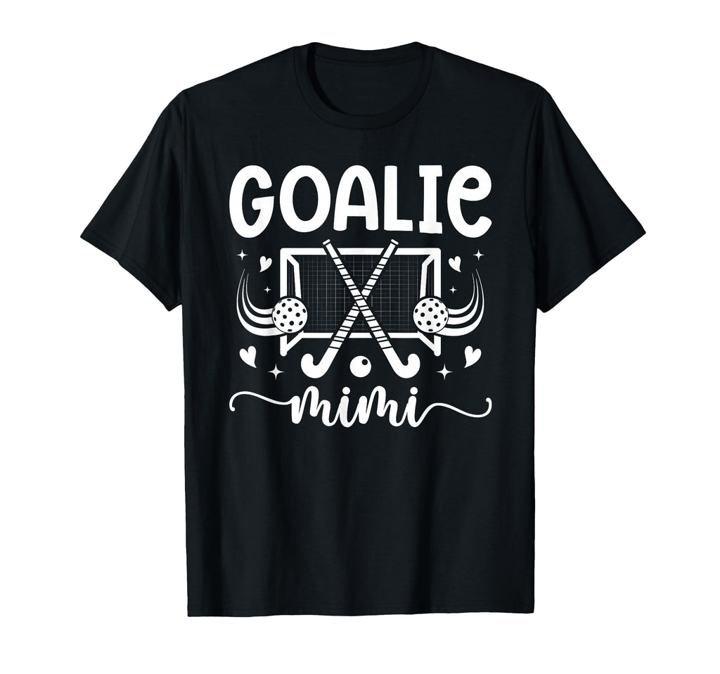 Field Hockey Goalie Mimi Field T-Shirt - Fun Novelty Design for Adults
