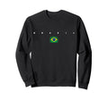 Brazil Flag Pride Soccer Sweatshirt - Fun Novelty Design for Adults
