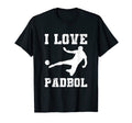 I Love Padbol Soccer Tennis T-Shirt - Casual Everyday Wear Men Women