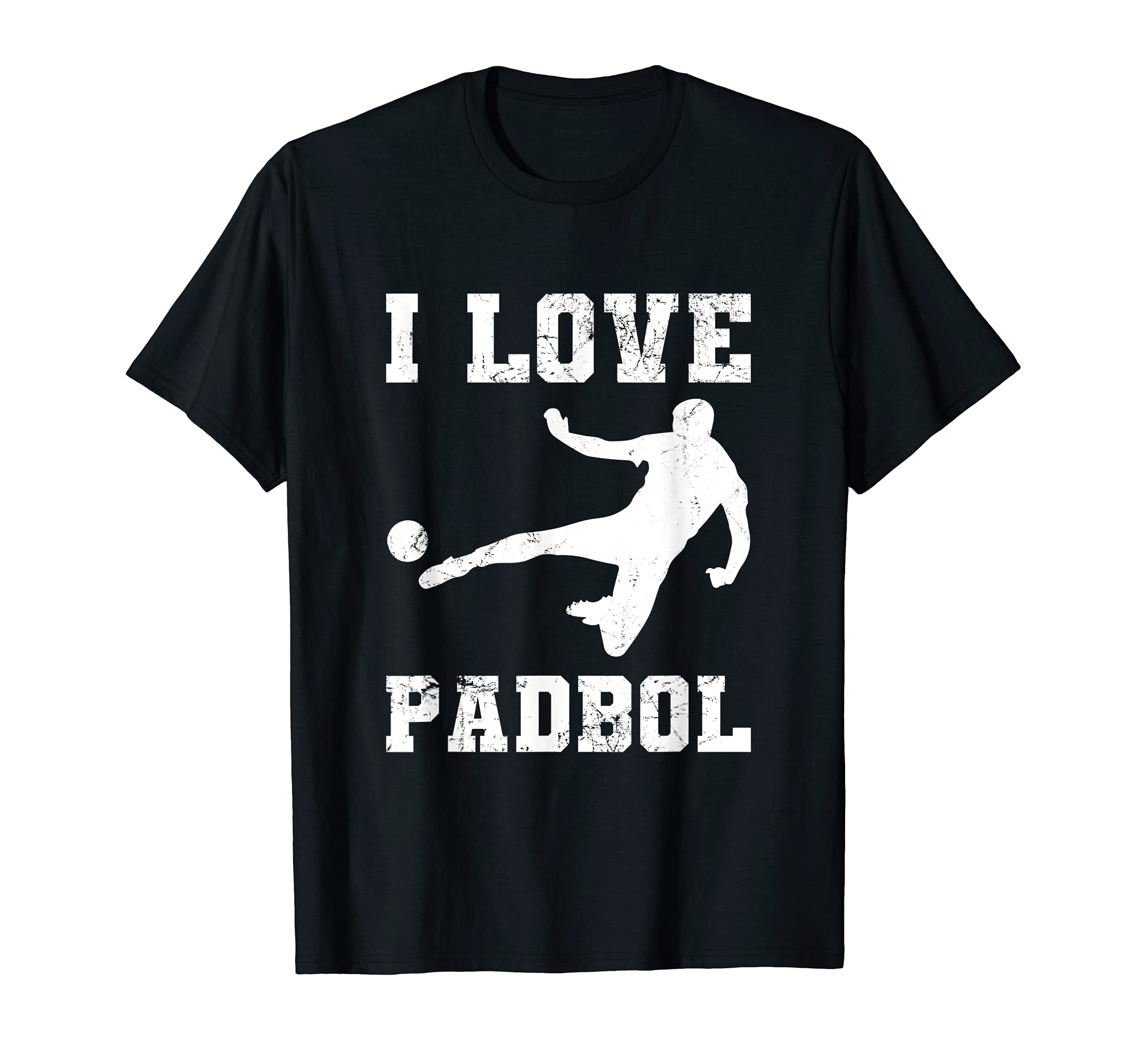 I Love Padbol Soccer Tennis T-Shirt - Casual Everyday Wear Men Women