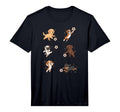 Silly Dogs Playing Soccer Player Goalie T-Shirt - Trendy Graphic Men Women