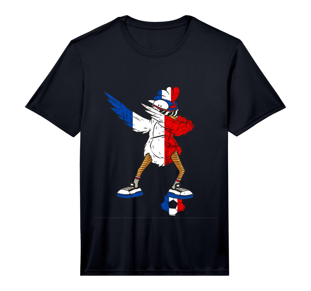 France Funny Chicken Dance French Roots T-Shirt - Unique Graphic Unisex