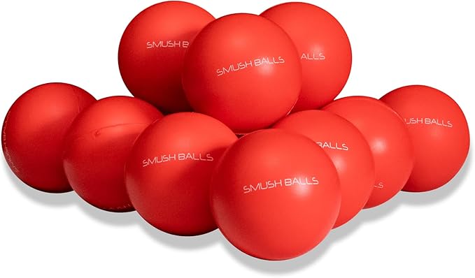 SMUSH BALLS Soft Foam Baseballs 12-Pack – Regulation Size Training Ball for Indoor & Outdoor Batting, Throwing & Catching Practice – Safe for Windows, Youth & Adult Players