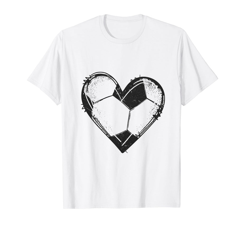 Soccer Heart Soccer Player Lover T-Shirt - Aesthetic Graphic Men Women