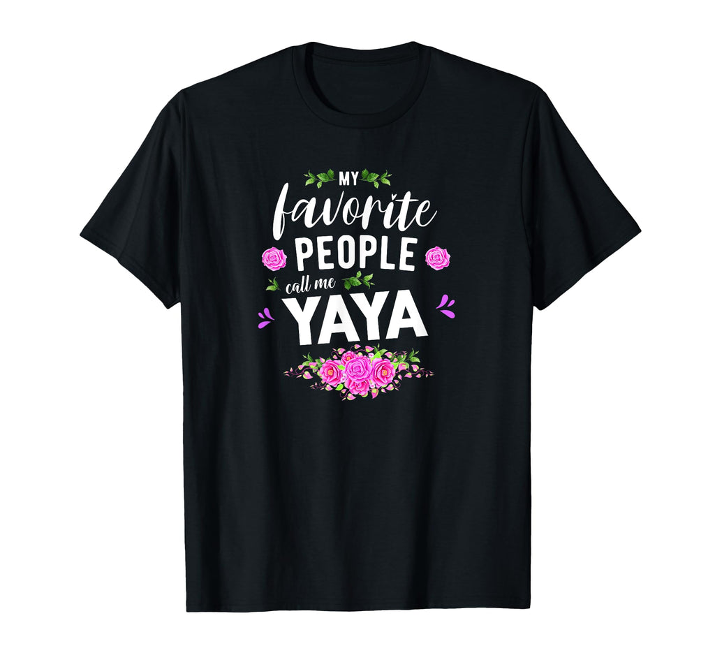 My Favorite People Call Me Yaya Greek T-Shirt - Custom Art Print Unisex