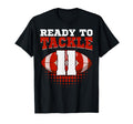 Football 11Th Birthday Player Tackle Team T-Shirt - Trendy Graphic Unisex