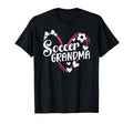 Soccer Grandma Heart Grandma Soccer T-Shirt - Unique Graphic Men Women