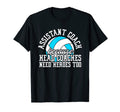 Assistant Coach Because Head T-Shirt - Aesthetic Graphic for Adults