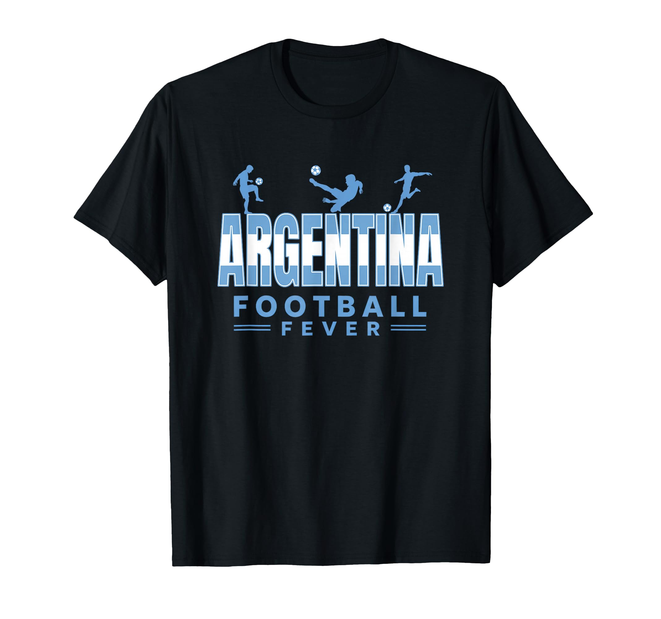 Argentina Football Fever 2026 Soccer T-Shirt - Custom Art Print Unisex