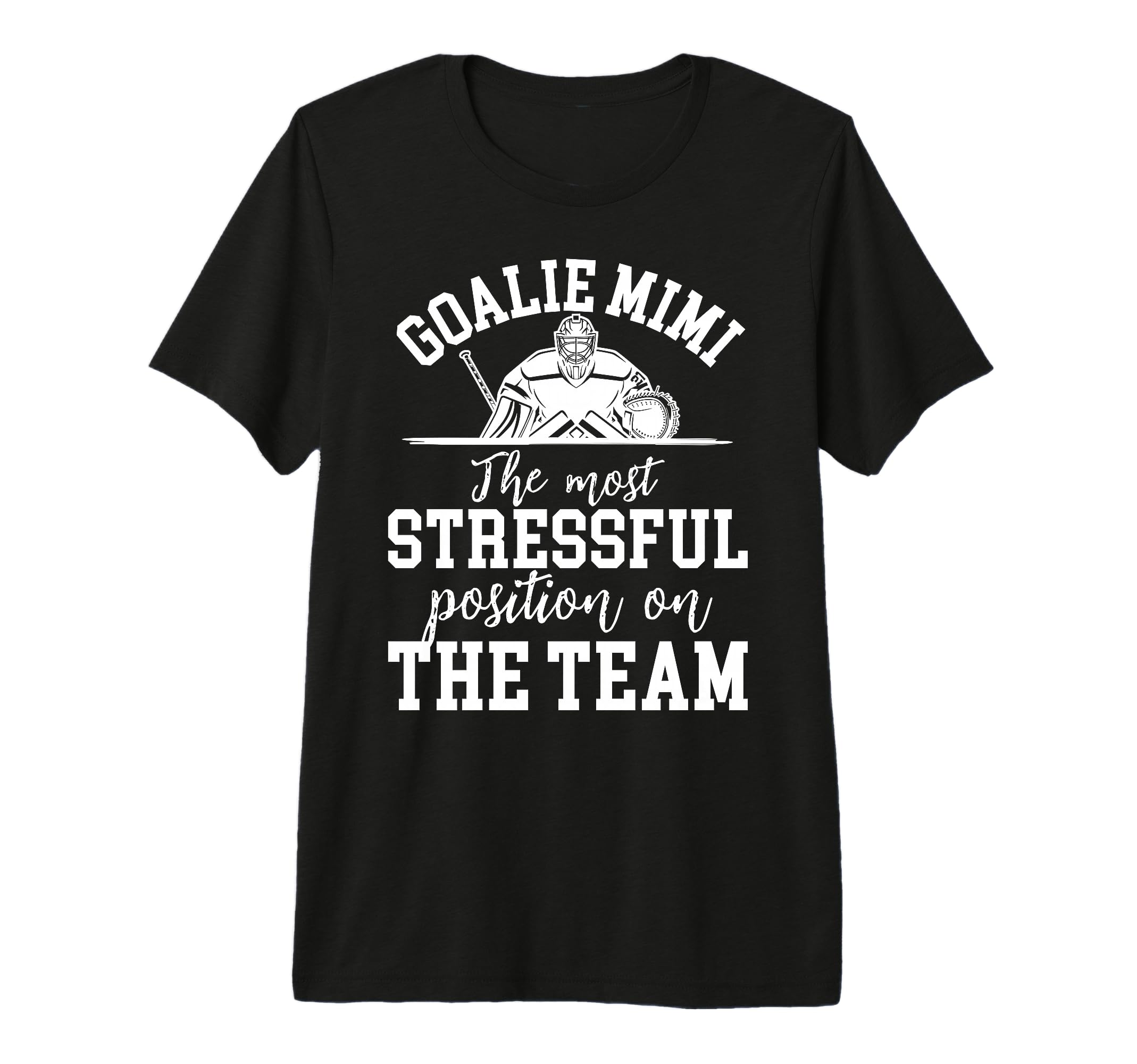 Funny Hockey Goalie Mimi Hockey Keeper T-Shirt - Unique Graphic for Adults