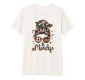 Soccer Mom Coffee Lover Messy Bun Game T-Shirt - Unique Graphic Men Women