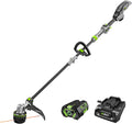 EGO POWER+ String Trimmer, Battery Powered, 16" Trimmer for Weeds and Grass with POWERLOAD, LINE IQ, Telescopic Carbon Fiber Shaft, Includes 56V 4.0Ah Battery and Charger - ST1623T
