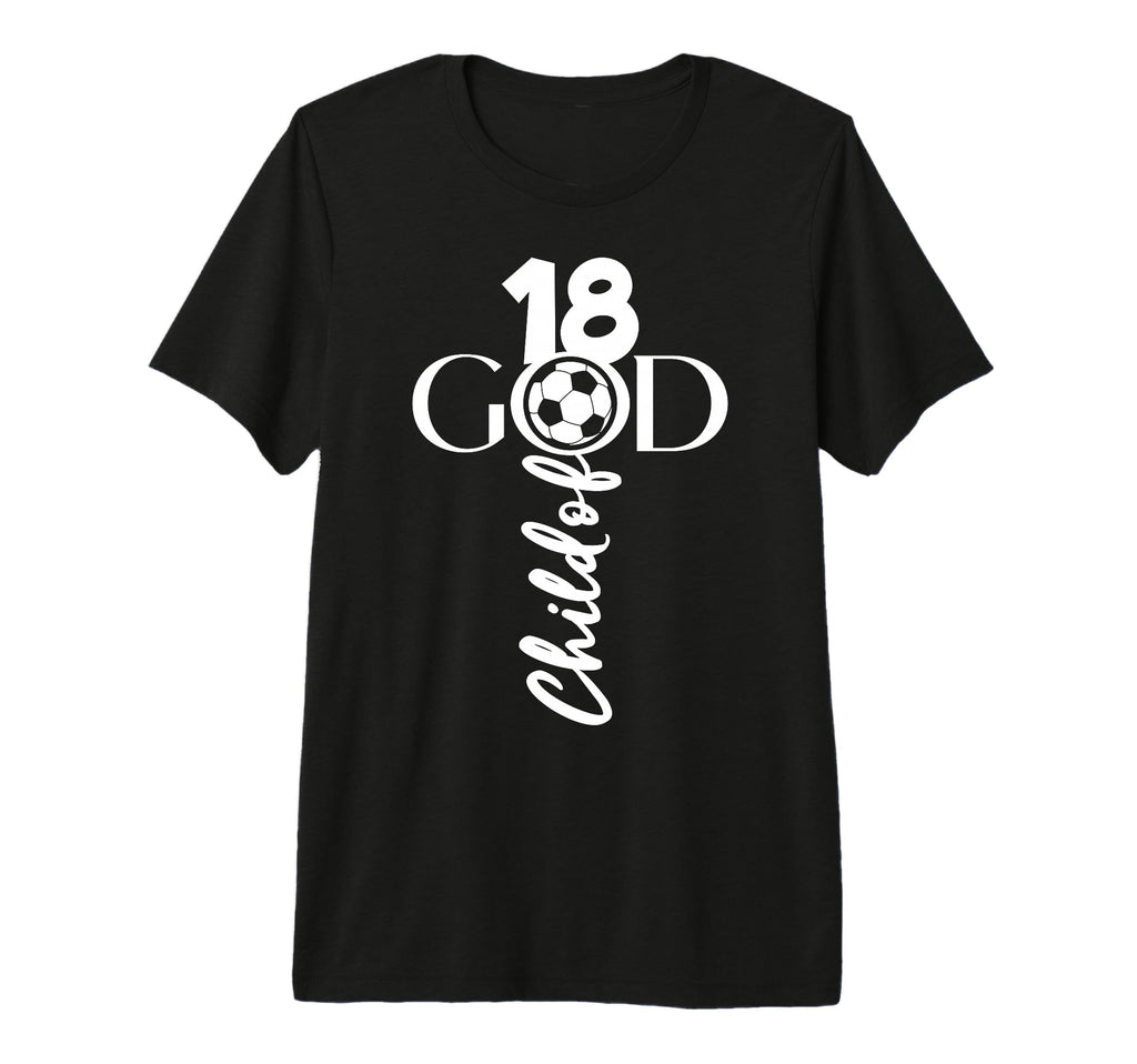 Jesus Christ 18 Years Child God Soccer T-Shirt - Aesthetic Graphic Unisex