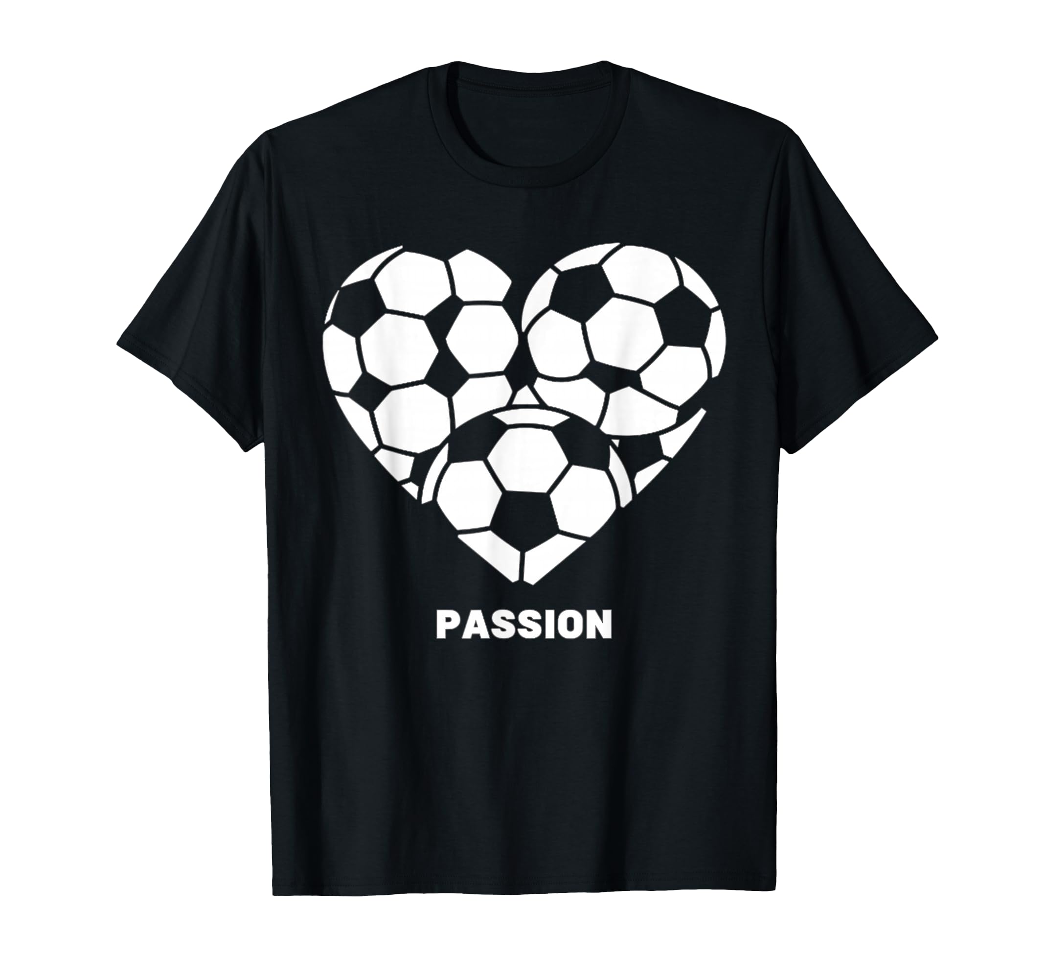 Soccer Heart Passion Football Soccer T-Shirt - Aesthetic Graphic Unisex