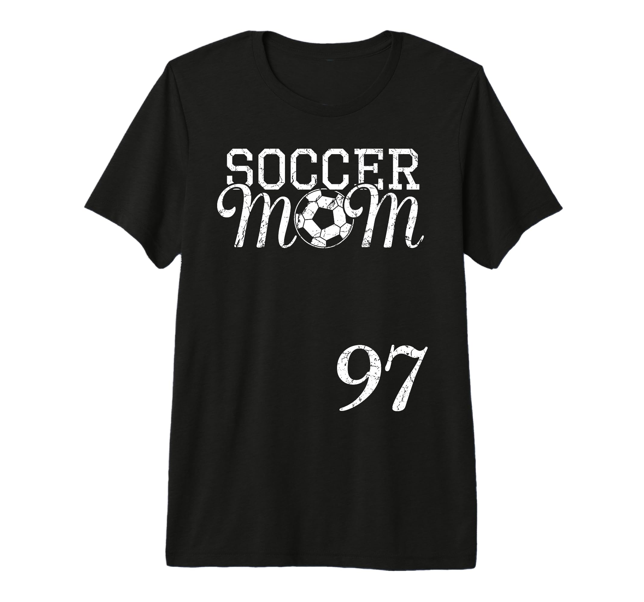Soccer Mom Jersey Number 97 Favorite T-Shirt - Casual Everyday Wear Unisex