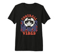 Football Vibes Exciting Happy Soccer T-Shirt - Custom Art Print for Adults