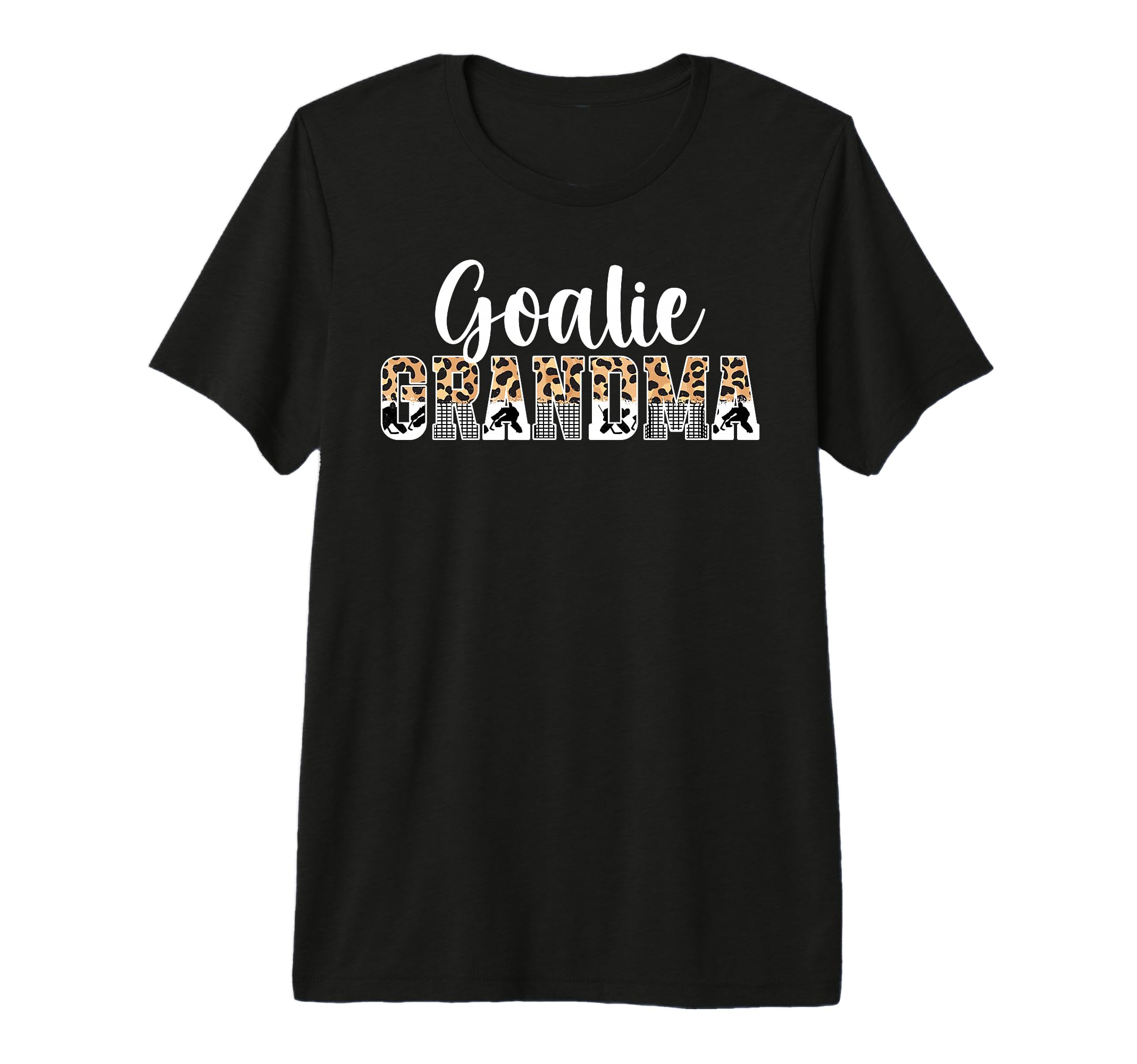 Ice Hockey Goalie Grandma Hockey Keeper T-Shirt - Minimalist Print Unisex