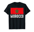 Morocco Flag Football Fan Soccer T-Shirt - Fun Novelty Design for Adults