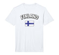 Finland Flag Distressed Finnish Pride T-Shirt - Novelty Apparel Unisex