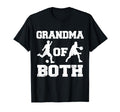 Grandma Both Funny Soccer Basketball T-Shirt - Unique Graphic Unisex