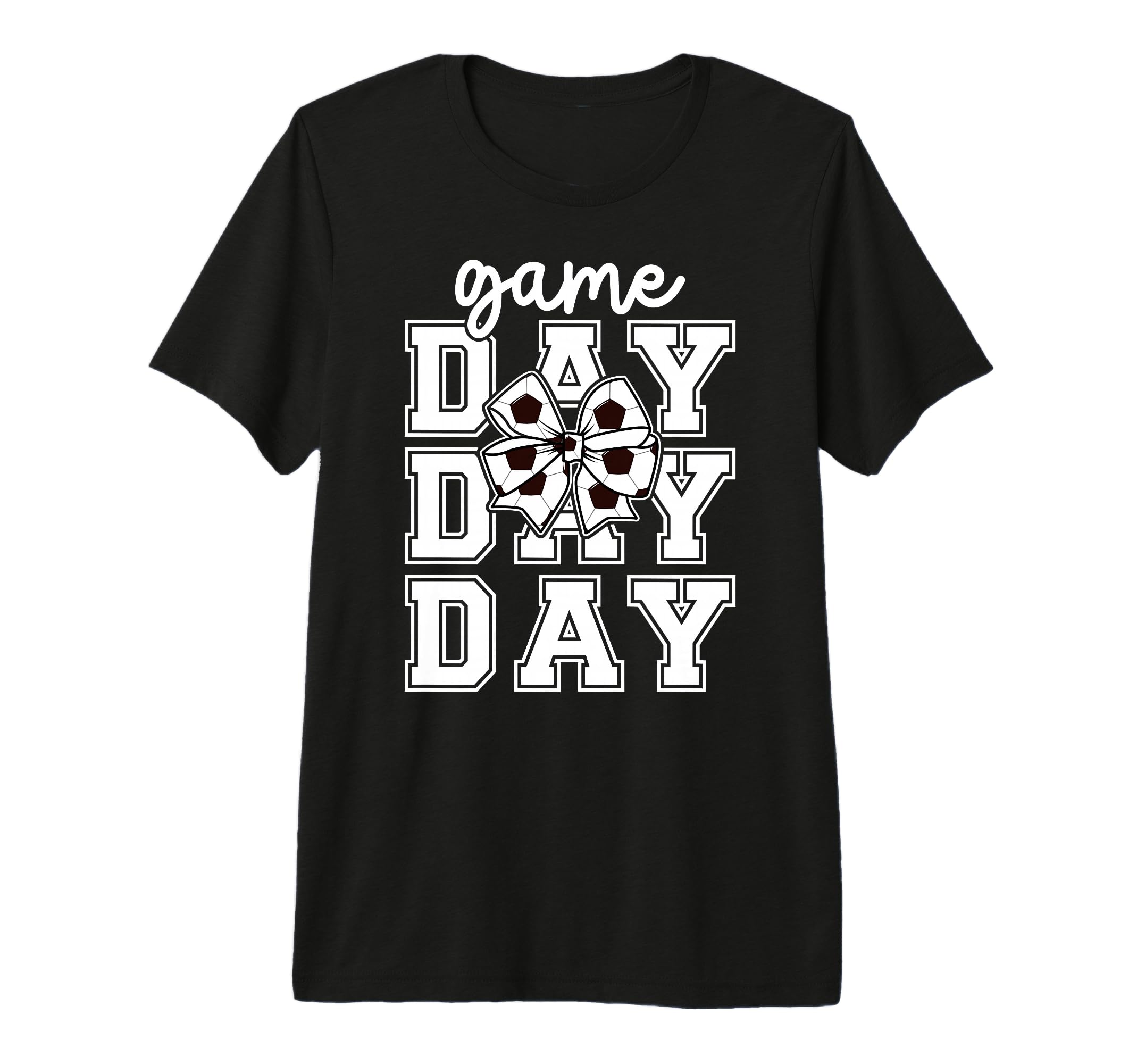 Game Day Soccer Coquette Soccer Game T-Shirt - Aesthetic Graphic Men Women