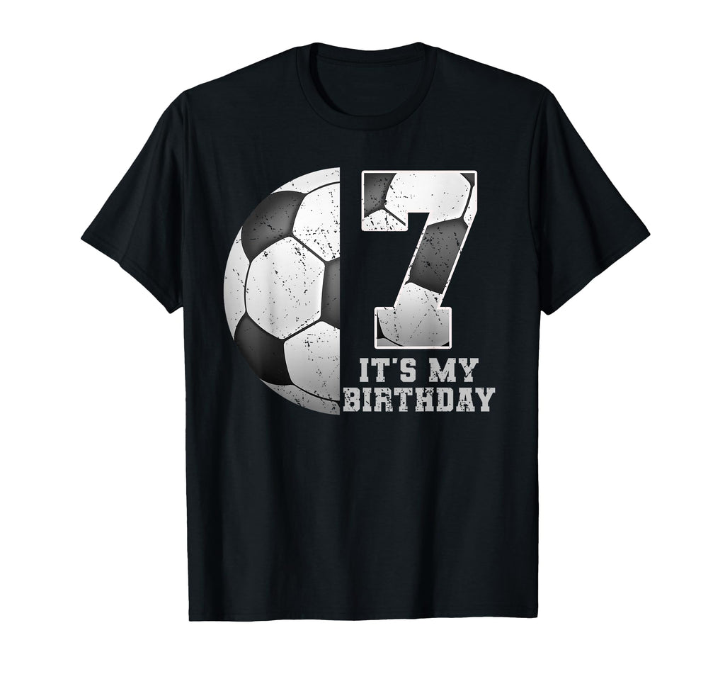 Birthday Tees 7 Soccer Its My 7Th T-Shirt - Custom Art Print Men Women
