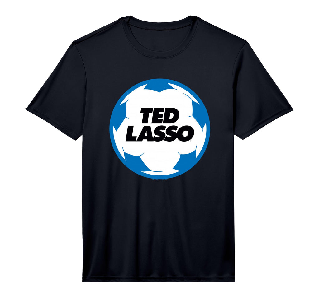 Ted Lasso Soccer Ball Logo Performance T-Shirt - Fun Novelty Design Unisex