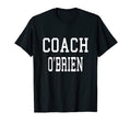 Coach Obrien Custom Football Soccer T-Shirt - Fun Novelty Design Men Women