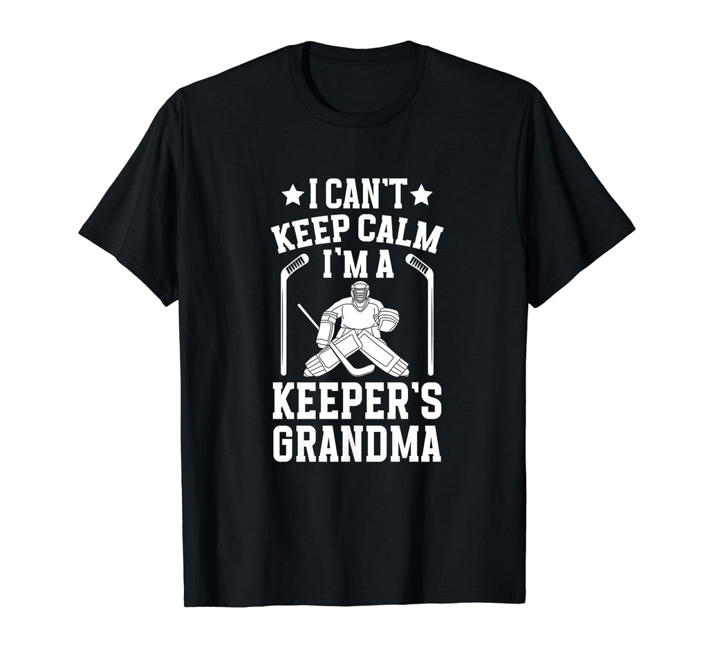 Im Hockey Keeper Grandma Ice Hockey T-Shirt - Fun Novelty Design Unisex