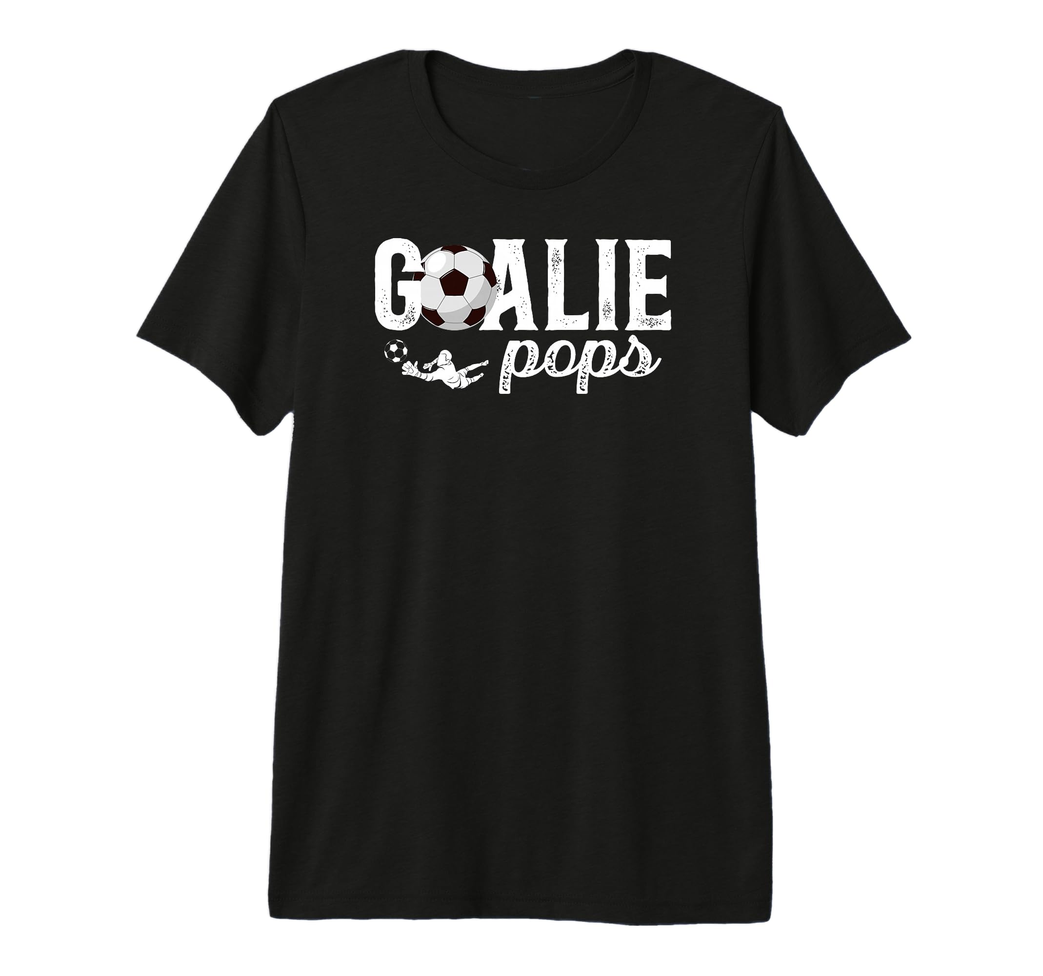 Mens Soccer Goalie Pops Soccer Goalkeeper T-Shirt - Novelty Apparel Unisex