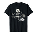 Skeleton Soccer Halloween Sport Player T-Shirt - Trendy Graphic Men Women
