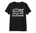Crazy Proud Soccer Goalie Granny T-Shirt - Aesthetic Graphic for Adults