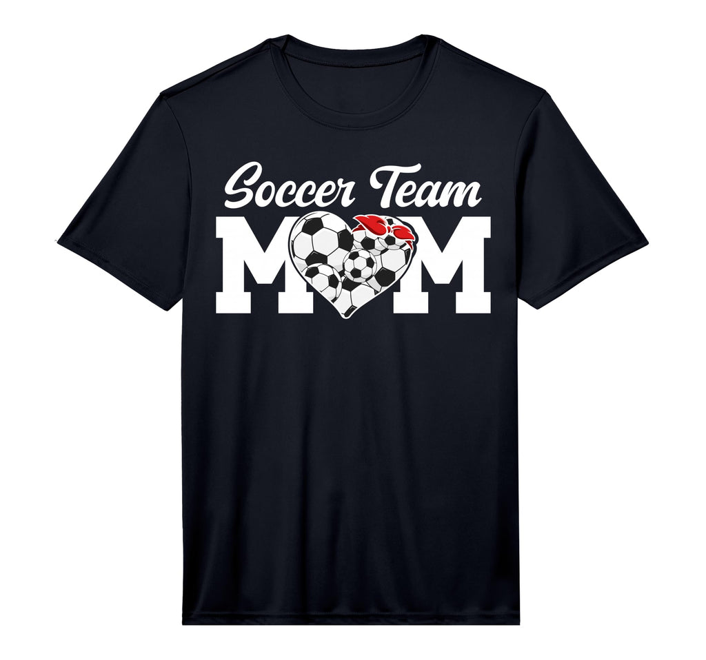 Mens Soccer Team Mom T-Shirt - Casual Everyday Wear for Adults