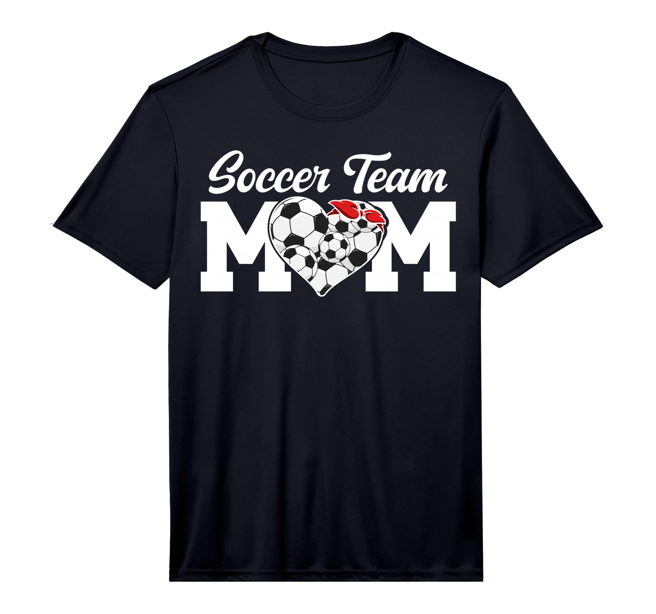Mens Soccer Team Mom T-Shirt - Casual Everyday Wear for Adults