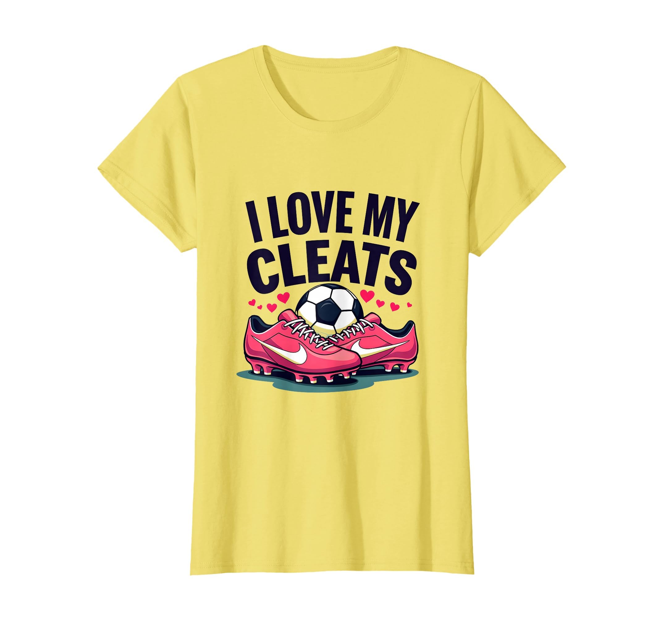 I Love My Cleats Soccer T-Shirt - Custom Art Print Unisex