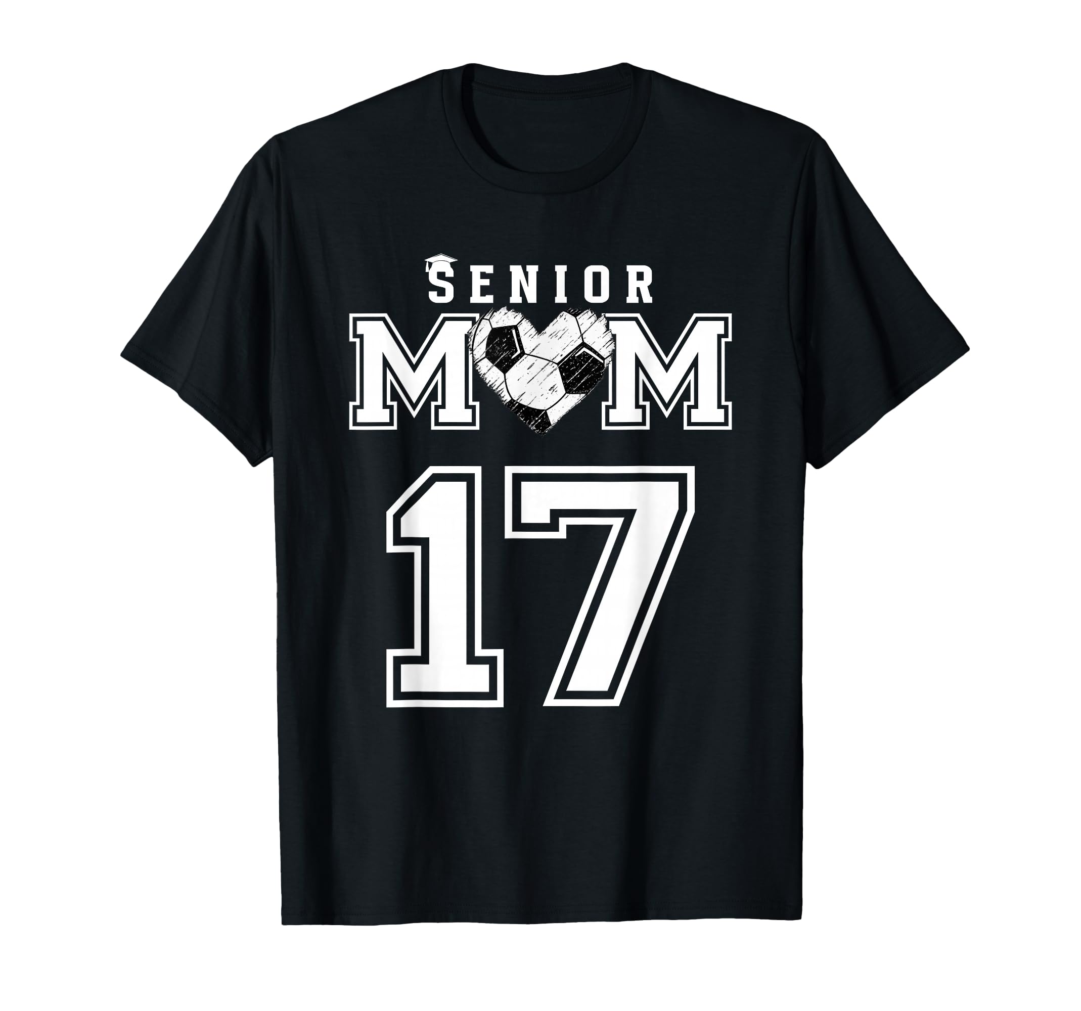 Proud Senior Soccer Mom Custom T-Shirt - Fun Novelty Design for Adults