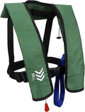 Manual Inflatable Life Jacket|Life Vest for Adults|PFD Low Profile|Supports up to 330 lbs(YSH700)