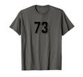 Number 73 80S 90S Soccer Team T-Shirt - Casual Everyday Wear for Adults