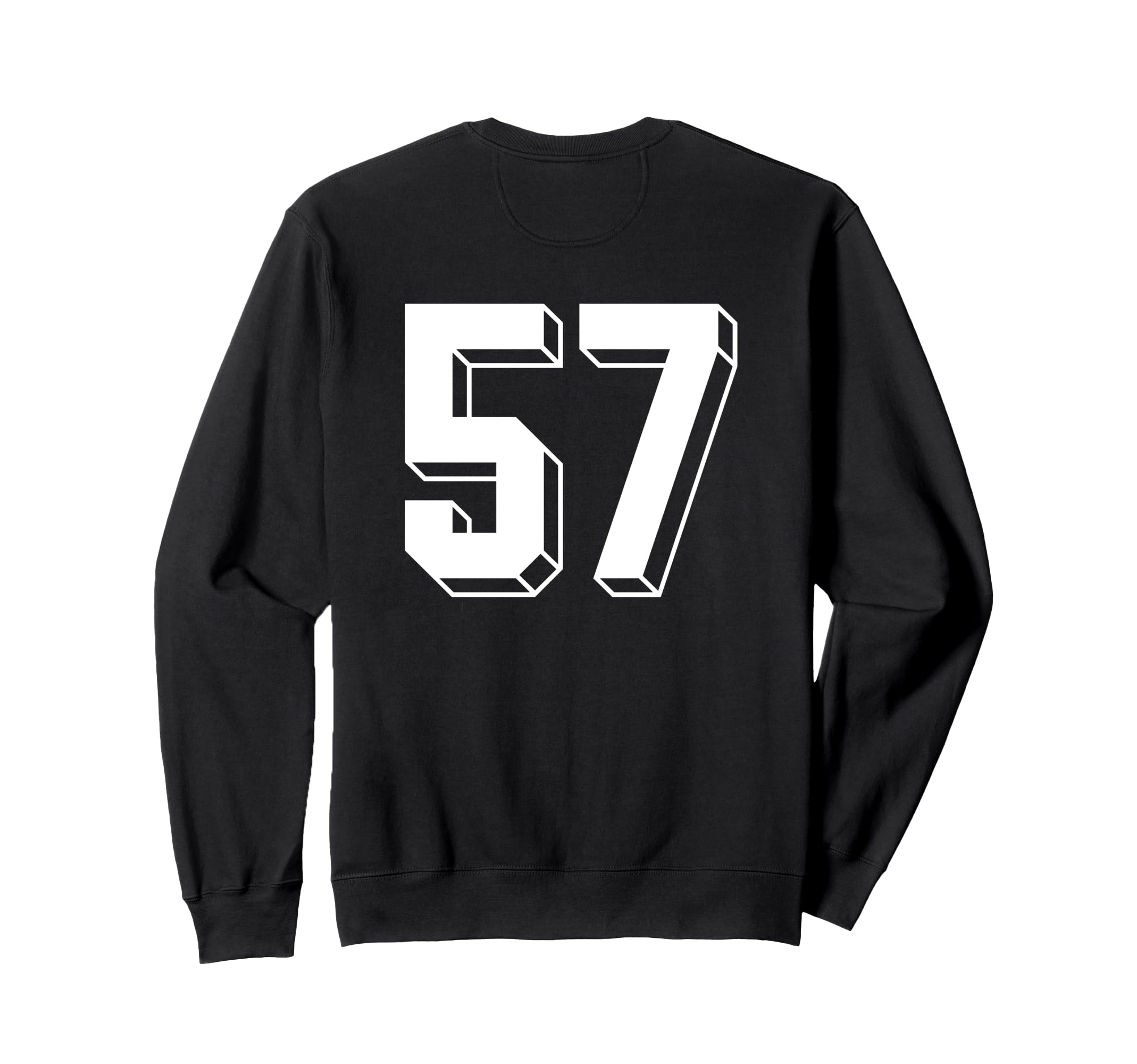 Number 57 Backside 80S 90S Team Sweatshirt - Aesthetic Graphic for Adults