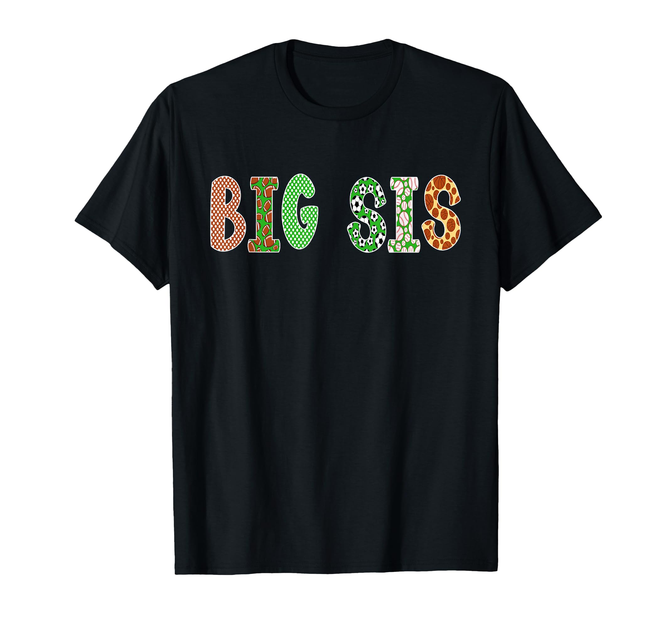 Sports Baller Sister Big Sis Birthday T-Shirt - Streetwear Style Unisex