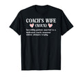 Baseball Coachs Wife Baseball Coach T-Shirt - Minimalist Print Men Women